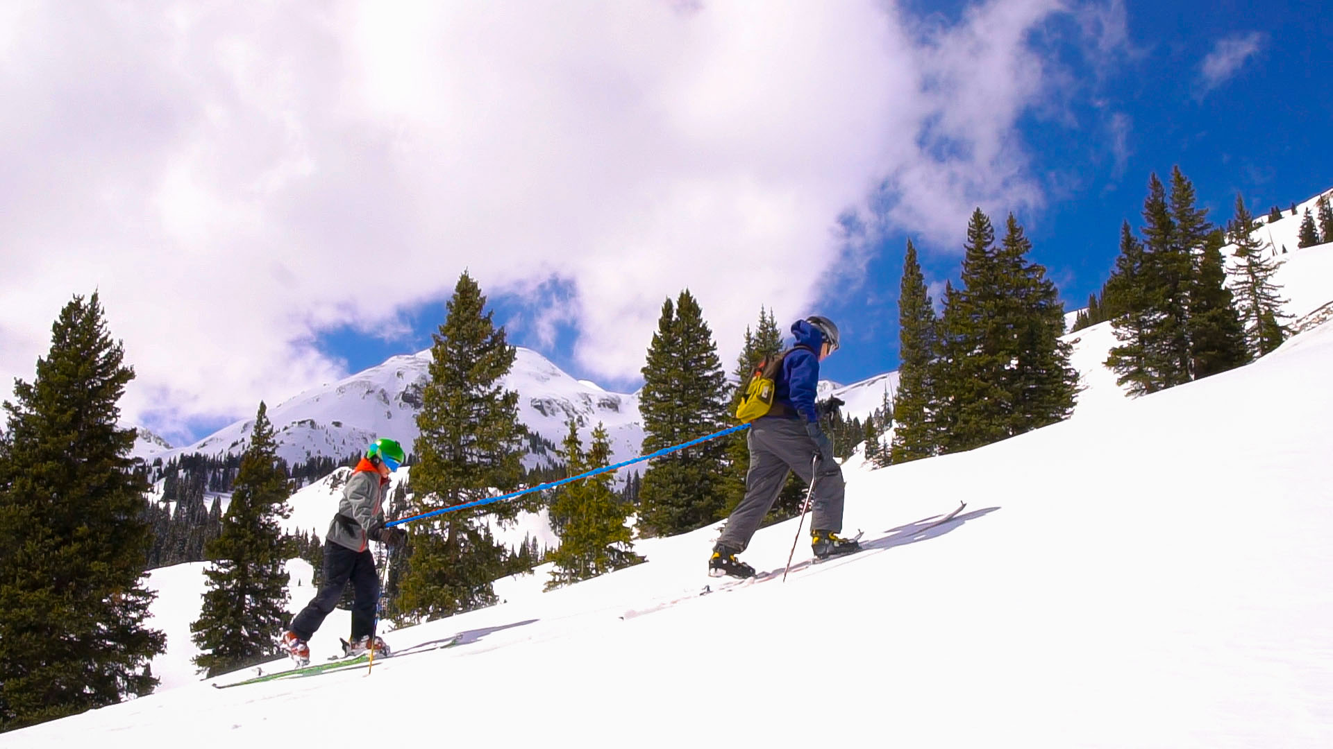 Tow-Whee Abschleppseil für Kinder  flexibel, blau, Winter- Ganzjahresversion