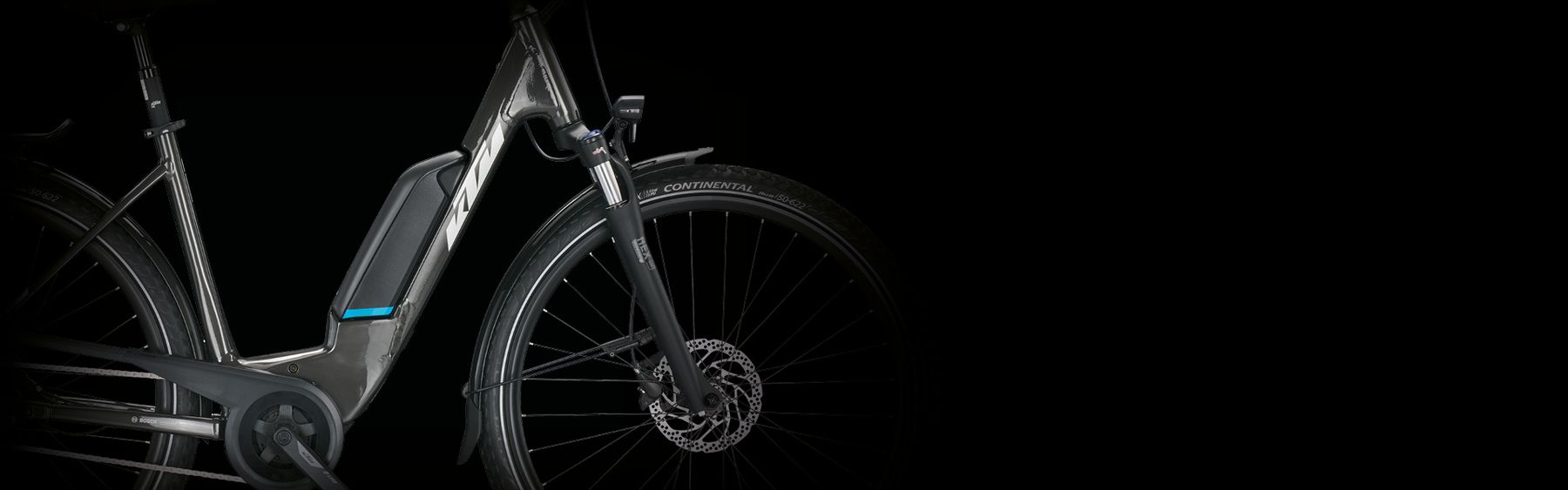 E-Bike KTM Macina Central 5 RT Reifen 28" Wave machine grey