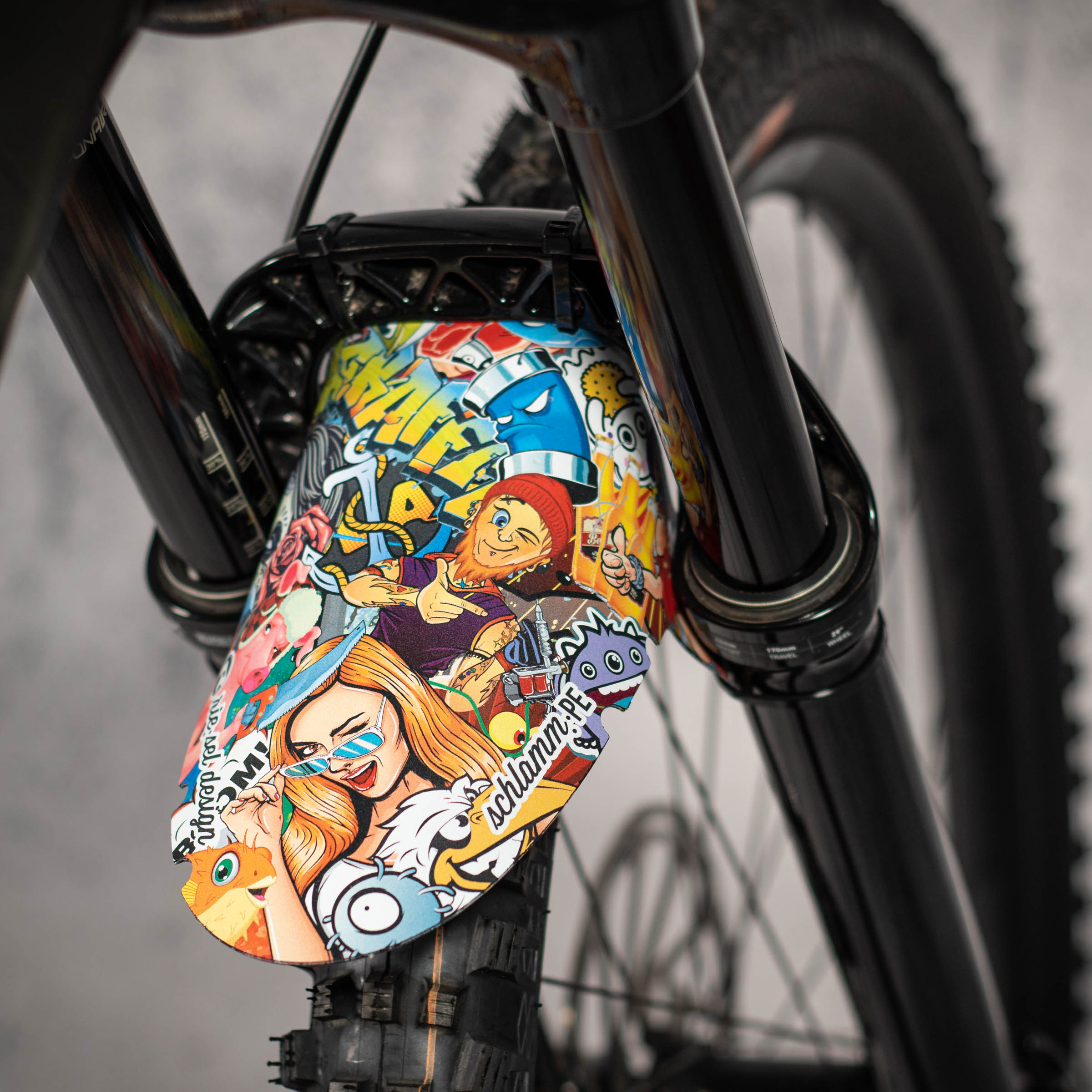 Riesel Design Mud Guard schlamm:PE stickerbomb