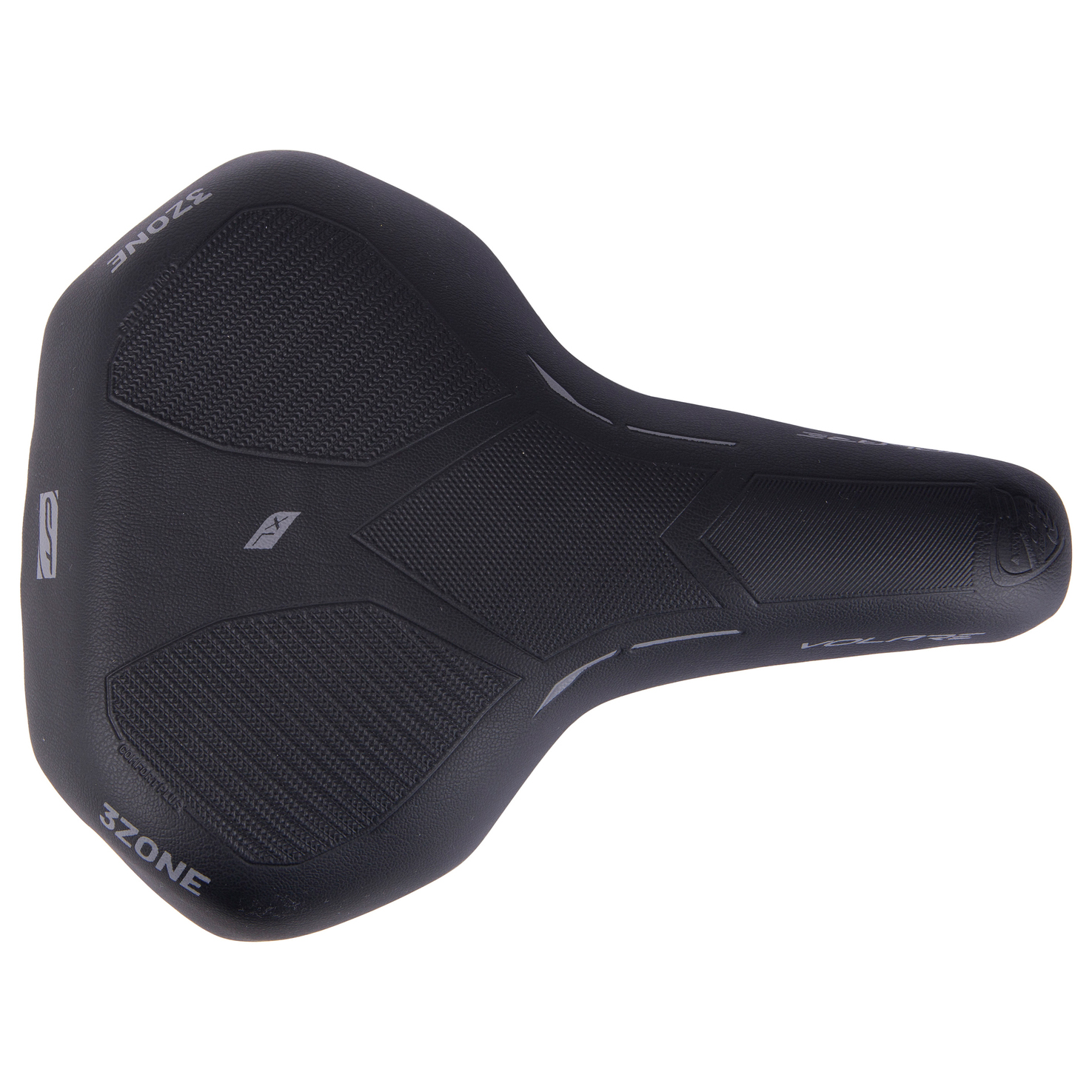 Contec Sattel "Volare Trekking XL"
 Kaltschaum, L255xB200mm, schwarz
Trekking, CrMo-Gestell, das 3-Zonen comfortPlus-System