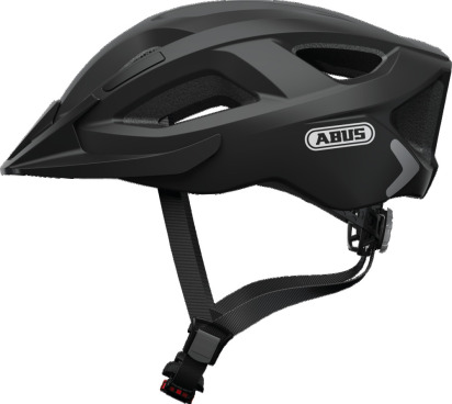 Abus Helm Aduro 2.0 velvet black Gr L 58 - 62 cm mit Lichtfunktion