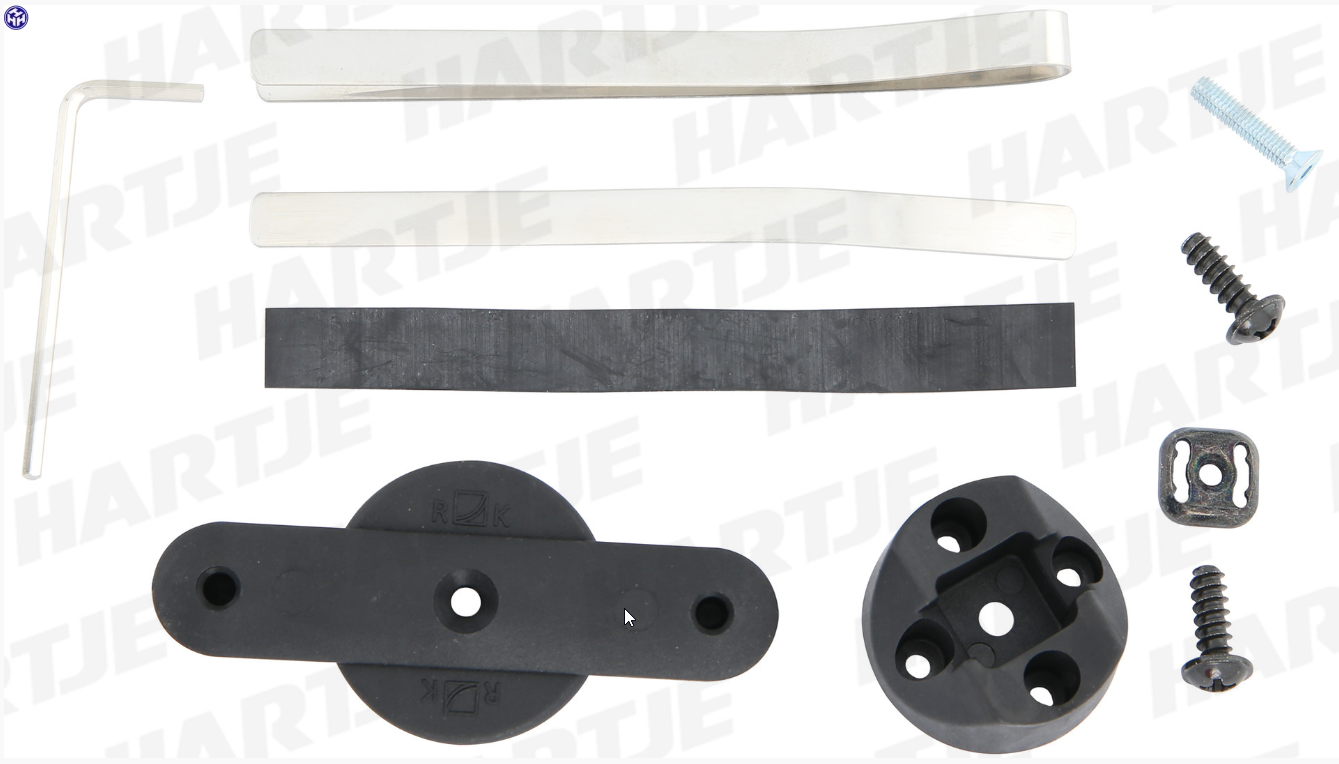 Rixen&Kaul Trinkflaschenhalter-Adapter   für Rohr-Ø 15-60mm (Lenker,Sattelstütze, Rahmenrohre)