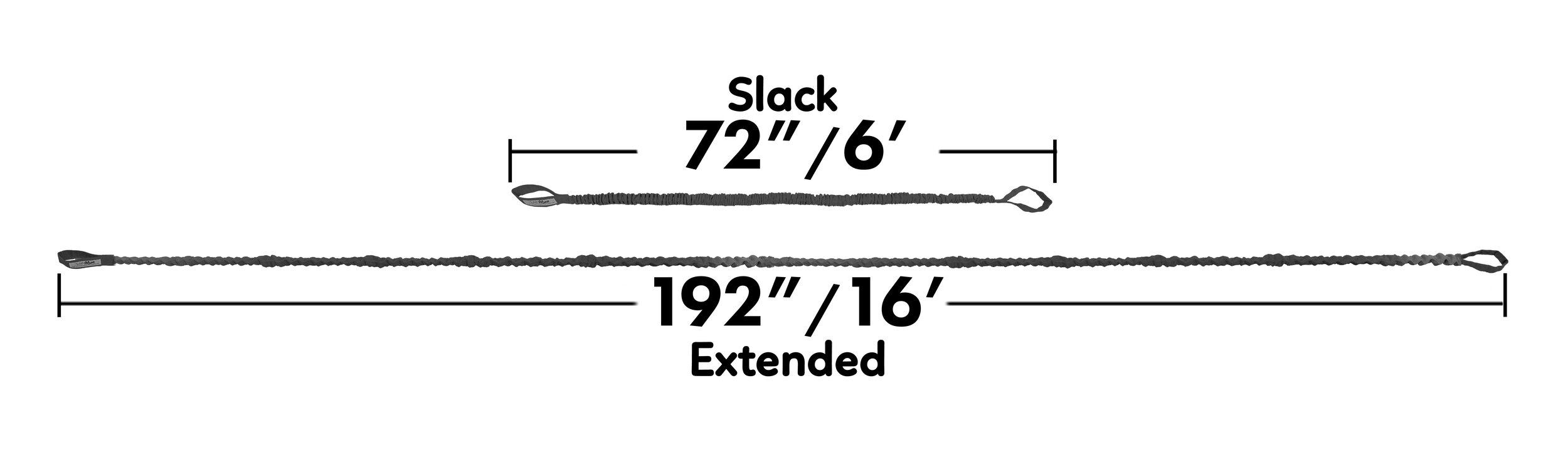 TowWhee Abschleppseil für E-Bikes und Motorräder flexibel  schwarz für alle Größen