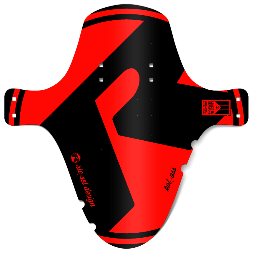 Riesel Design Mud Guard  kol:oss red
