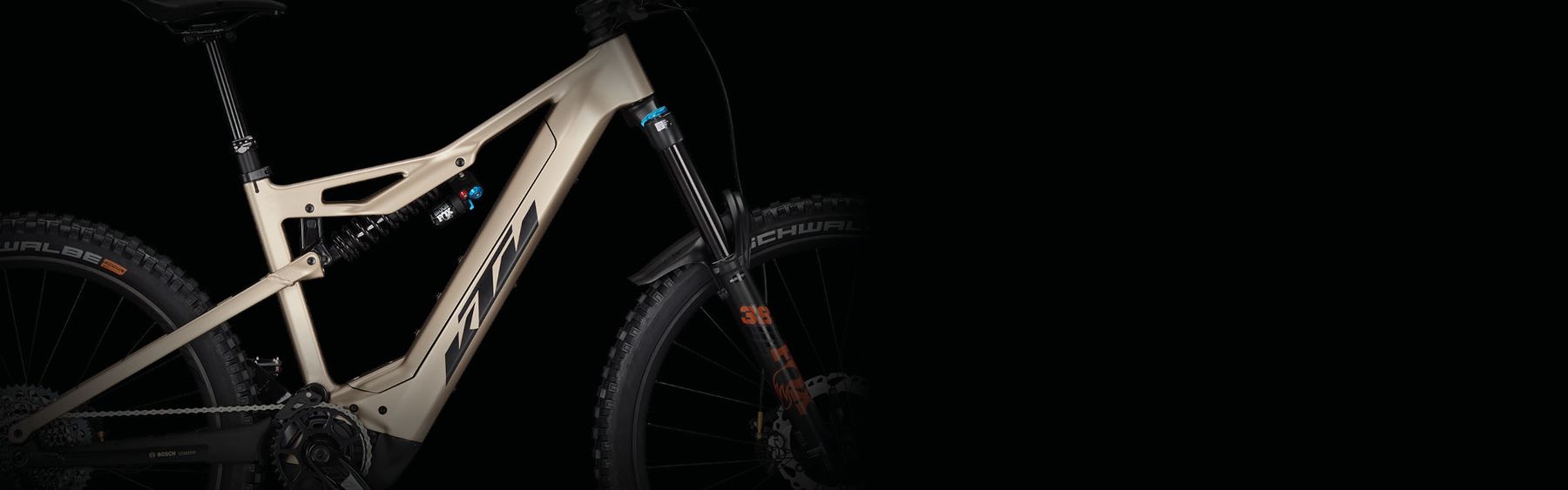 E-Bike KTM Macina Prowler Prestige Reifen 27,5" / 29" Fully platin bronze matt (black+orange)