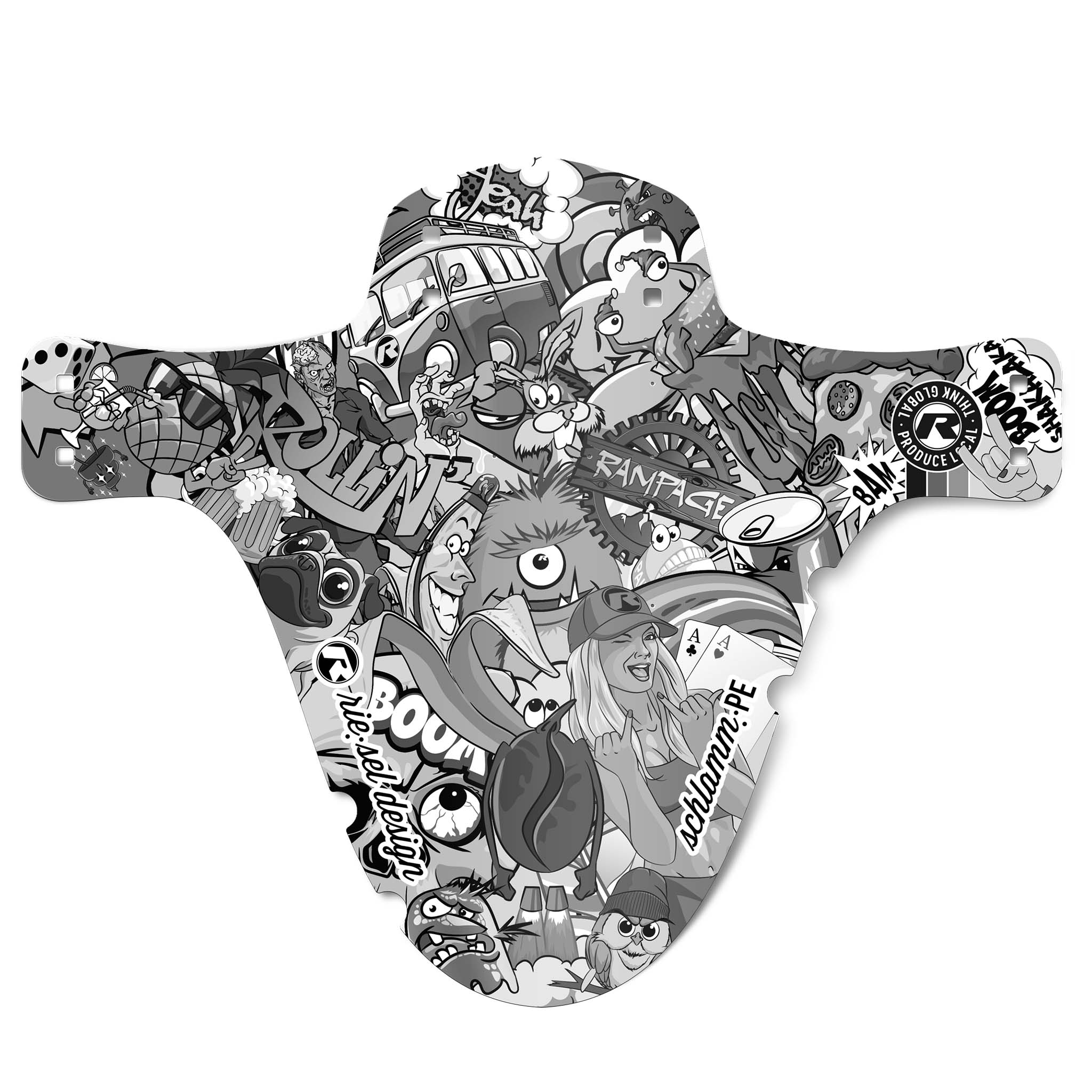 Riesel Design Mud Guard schlamm:PE eyecatcher ultra black