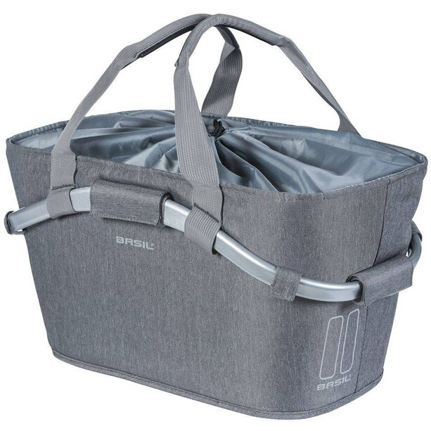 Basil 2Day Carry 22L Grey Meele Hinterradkorb