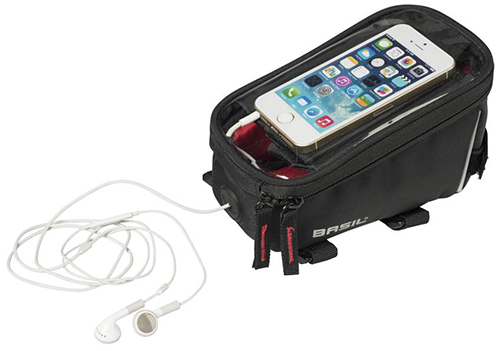 Basil Rahmentasche "Sport Design"
 Maße (L x B x H): 18x9,5x9cm
 Volumen: 1l, black