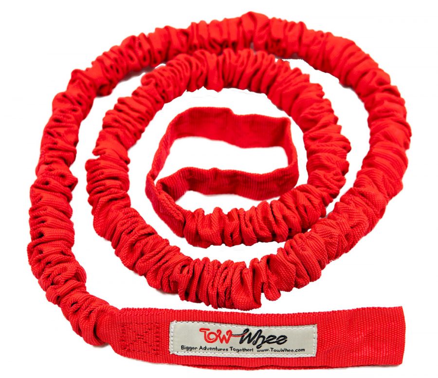 Tow-Whee Abschleppseil für Kinder flexibel, rot, für alle Größen