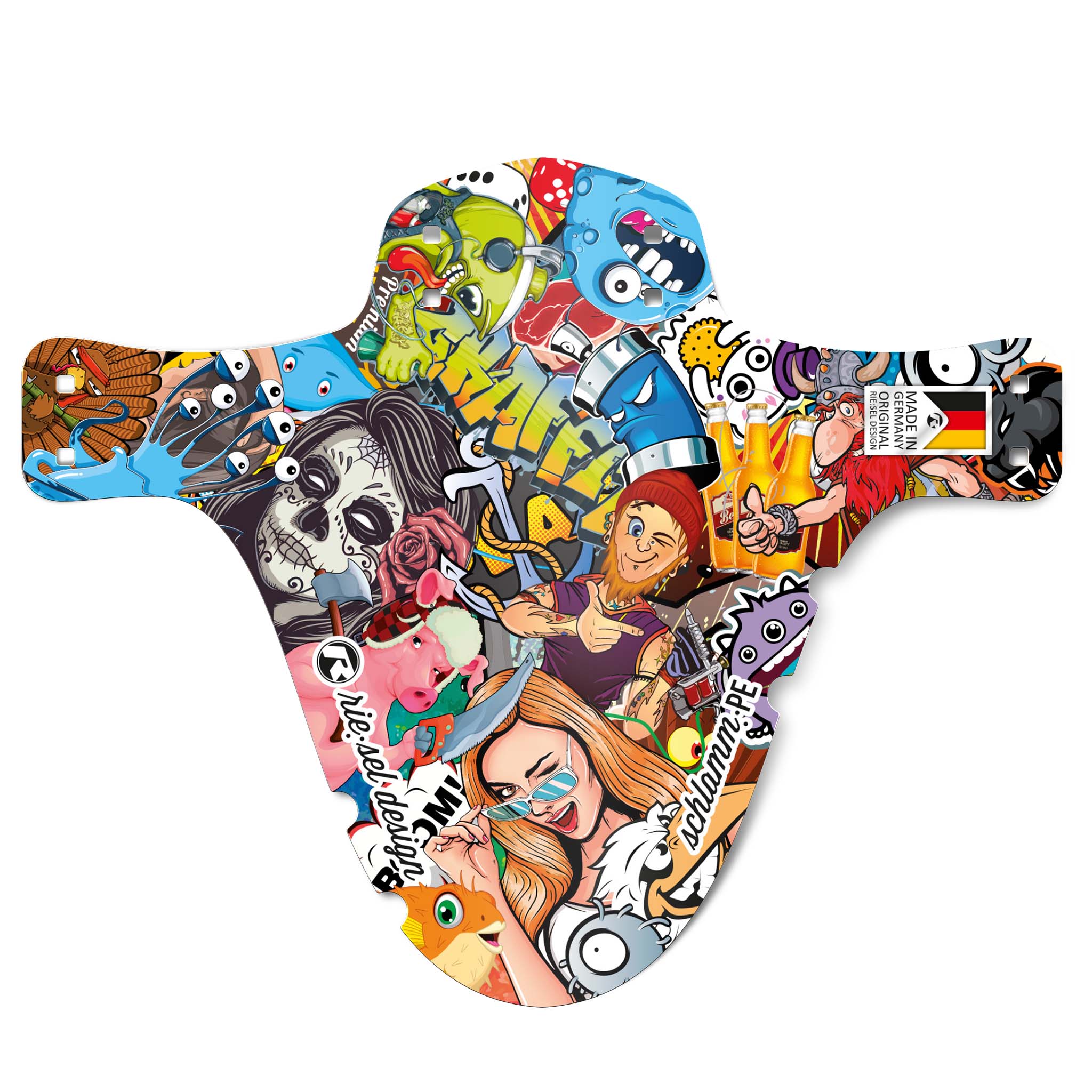 Riesel Design Mud Guard schlamm:PE stickerbomb
