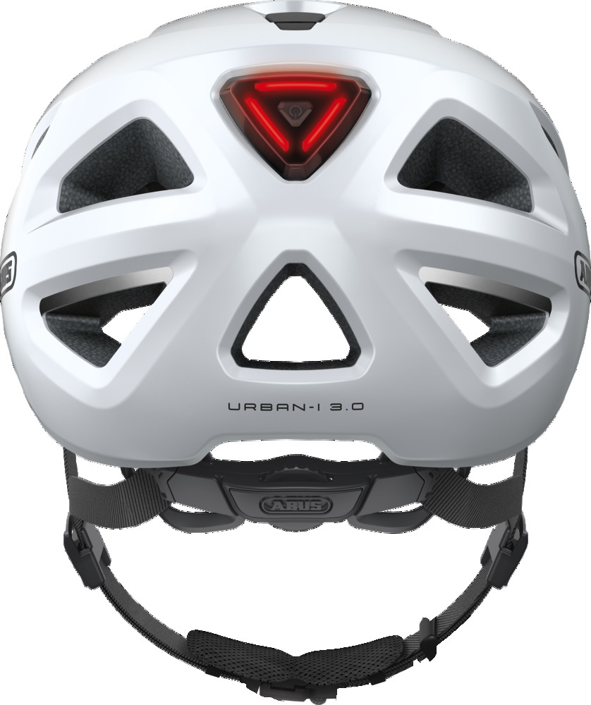  Abus Helm Urban-I 3.0 Polar White Gr. XL 61 - 65 cm mit Lichtfunktion