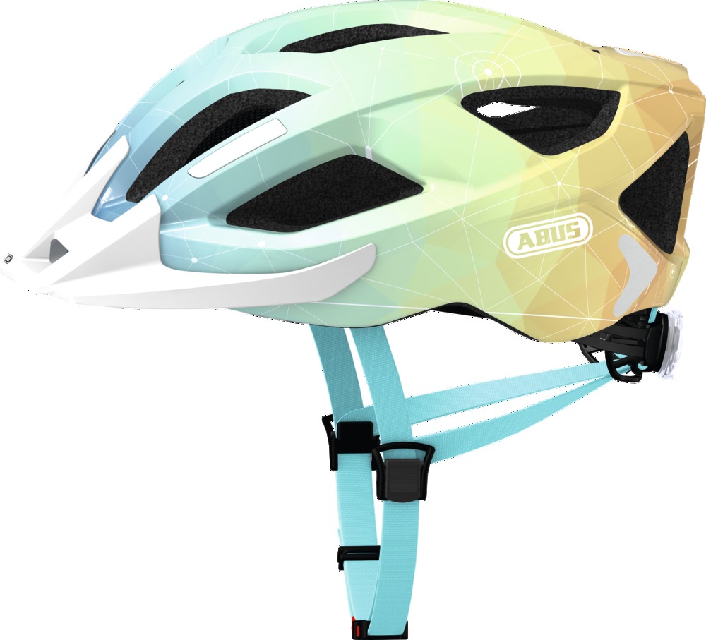 Abus Helm Aduro 2.0 blue art 52-58cm Gr. M