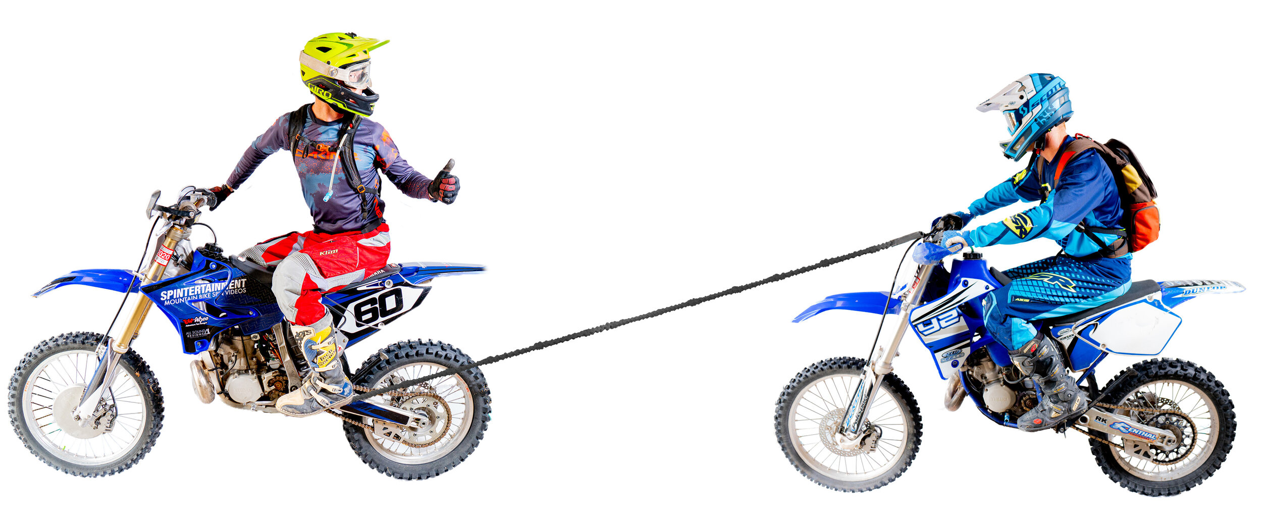 TowWhee Abschleppseil für E-Bikes und Motorräder flexibel  schwarz für alle Größen